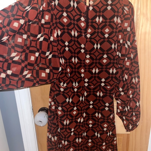 NWT Small  Zara patterned Zara dress with back zipper “The Sadie Dress” - Picture 6 of 8